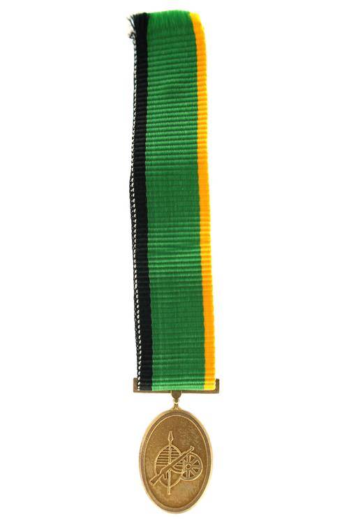 Miniature Umkhonto we Sizwe MK Service Medal in Gold 30 Years Sevice EF