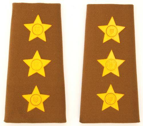 SADF Pair of Captian Rubberised Ranks Field Dress 1980s - 1996