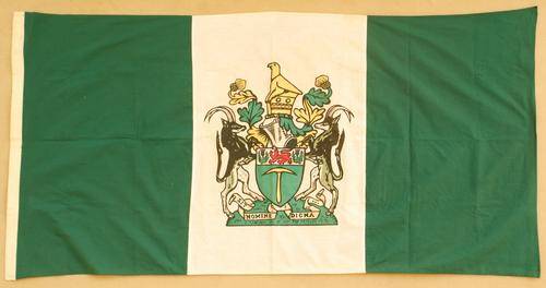 Rhodesian Flag Size 178 x 92 cm Good Condition Unmarked Printed