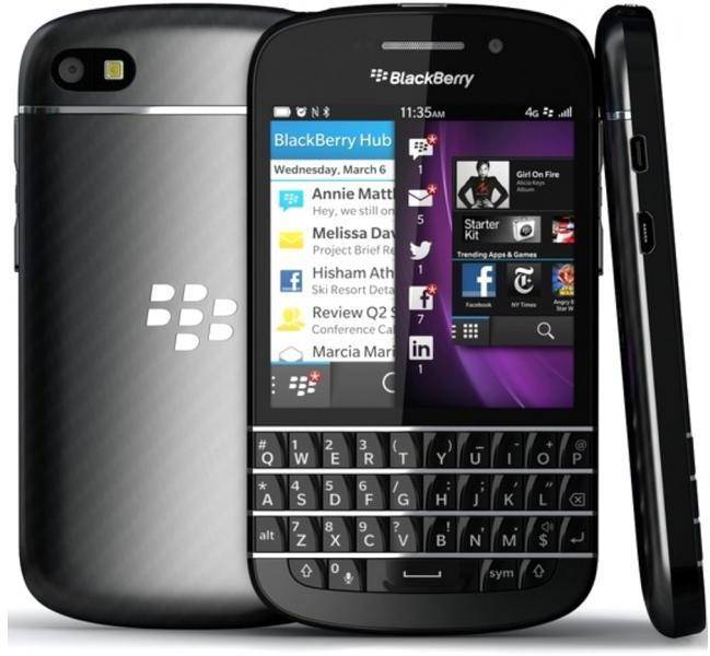 BLACKBERRY Q10 SMARTPHONE WITH QWERTY KEYBOARD