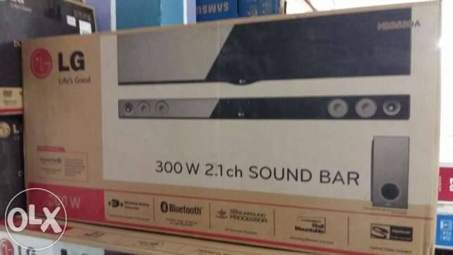 LG 2.1ch 300W SOUNDBAR - LAS454B W/ACTIVE SUBWOOFER,BLUETOOTH