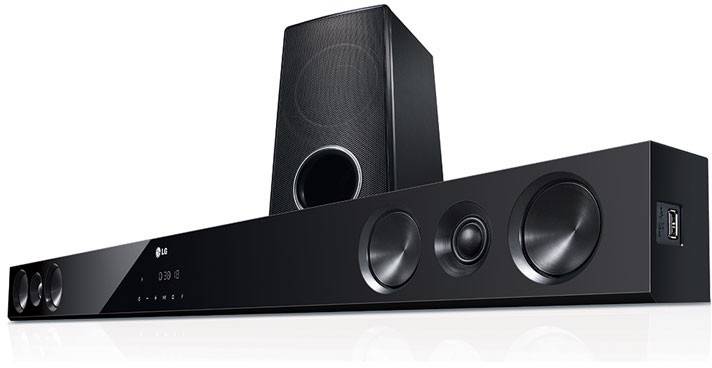 NEW LG 2.1ch 300W SOUNDBAR -LAS454B-WIRELESS SUB WITH BLUETOOTH CONNECT