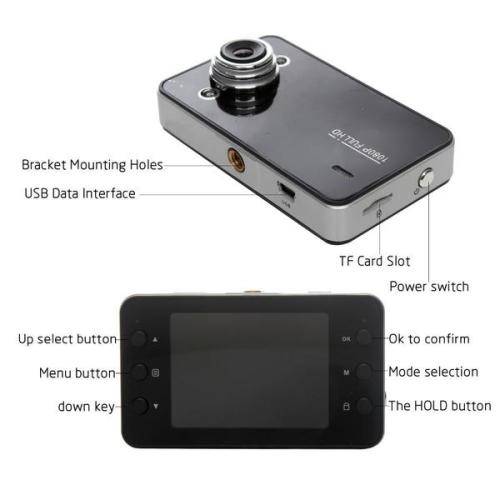 FULL HD1080 DASH CAM WITH FREE 16GB SD CARD