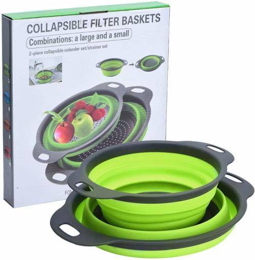 COLLAPSIBLE - 2 PIECE FILTER BASKETS