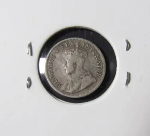 1923 Union of South Africa 3 Pence WREATH TIEKIE RARE