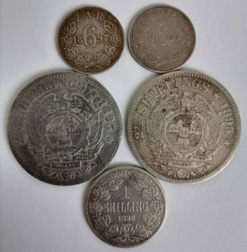TAKE THE LOT.X5 ZAR COINS.
