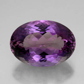 15.8 ct  LAVENDER OVAL PORTUGUESE  CUT AMETHYST AFRICA Gemstone