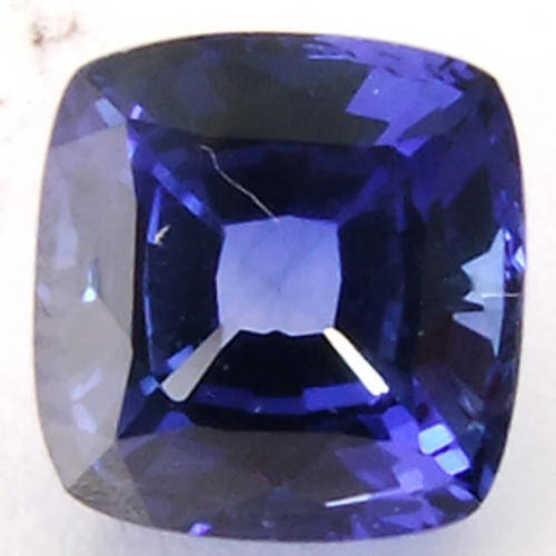 3.19 ct  MAGNIFFICENT MIDNIGHT BLUE CUSHION CUT SAPPHIRE GEMSTONE