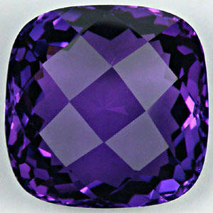 *18.80 ct  BRAZILIAN CUSHION CUT PURPLE AMETHYST* GEMSTONE