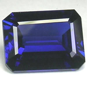 AMAZING 8.90 ct OCTAGON MIDNIGHT BLUE CEYLON SAPPHIRE