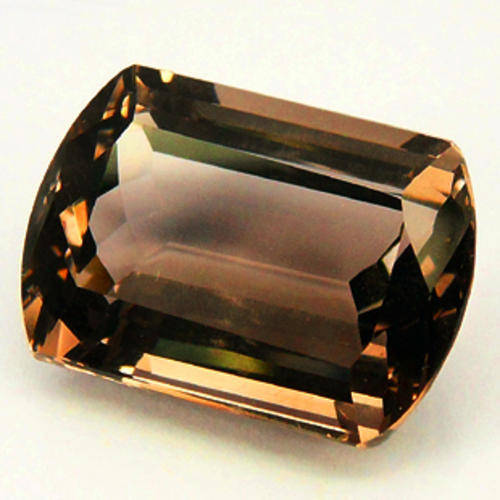 29.27 ct SPLENDID NATURAL EMERALD FANCY CUT  SMOKY QUARTZ GEMSTONE