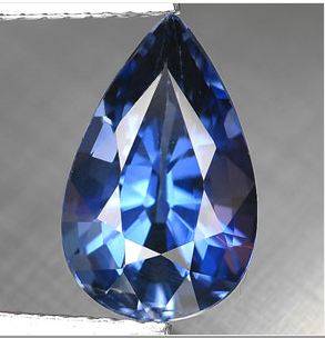3.40 ct.PEAR CUT BLUE SAPPHIRE CEYLON Gemstone