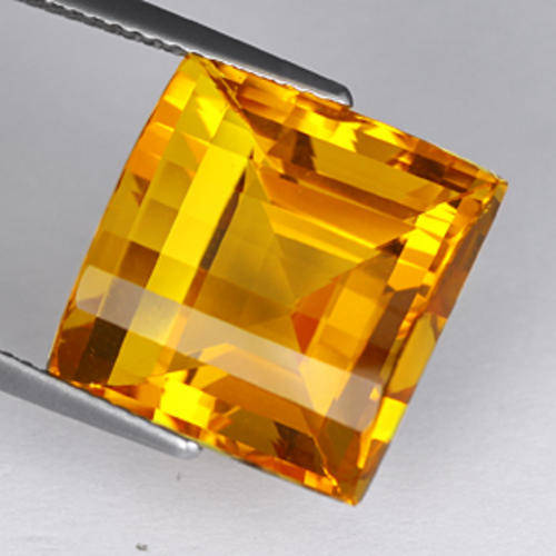 15.86 ct VITREOUS GOLDEN YELLOW FANCY SHAPE CITRINE - MAGNIFICENT  Gemstone