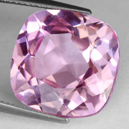 18.60 ct SPARKLING TOP PINK CUSHION CUT KUNZITE  Gemstone