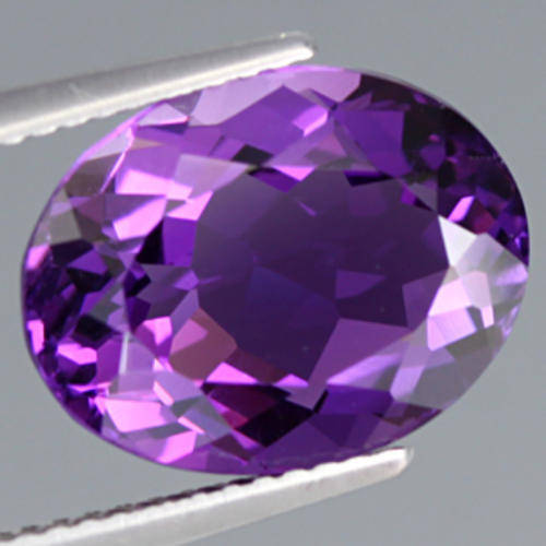11.99 ct  DELIGHTFUL PURPLE OVAL CUT AFRICAN AMETHYST UNHEATED Gemstone