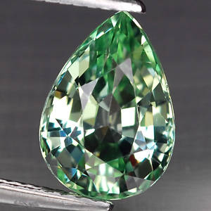 3.00 ct  PEAR CUT GREEN SAPPHIRE GEMSTONE
