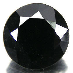 6.6 ct ROUND DIAMOND CUT LAB BLACK DIAMOND