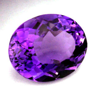 6.1 ct EXCELLENT PURPLE OVAL CUT AFRICAN AMETHYST  Gemstone