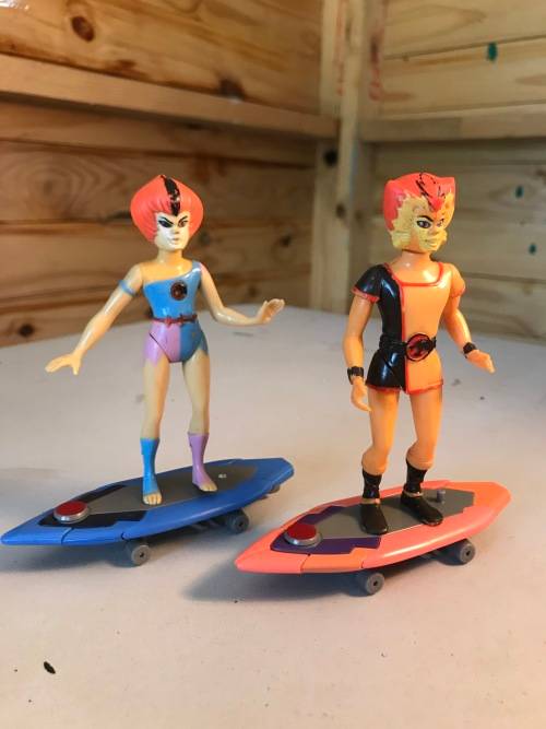 Thundercats 1986 Wilykit and Wilykat Figure Vintage