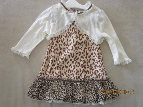 Gorgeous UK Designer Kate Mack 2 piece Trendy outfit.Size 6-12 months.Exc cond