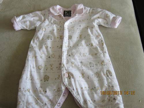 Stunning French Designer Jean Bourget outfit.Size 1 month