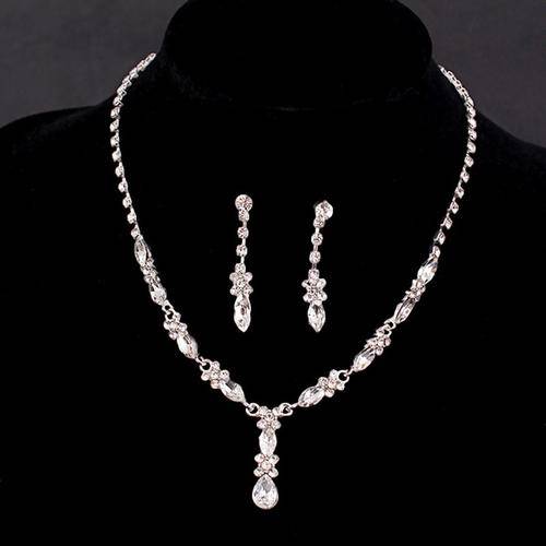 Elegant Rhinestones Wedding Jewelry