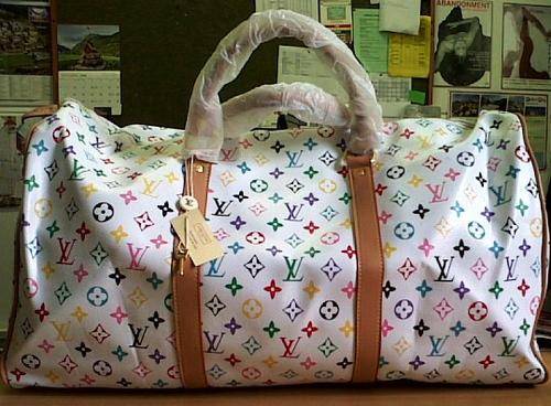 White LV Duffel/Travel Bag(7 star Replica) - FREE SHIPPING!!!!