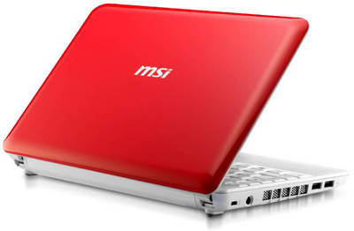 MSI WIND U100 RED NETBOOK