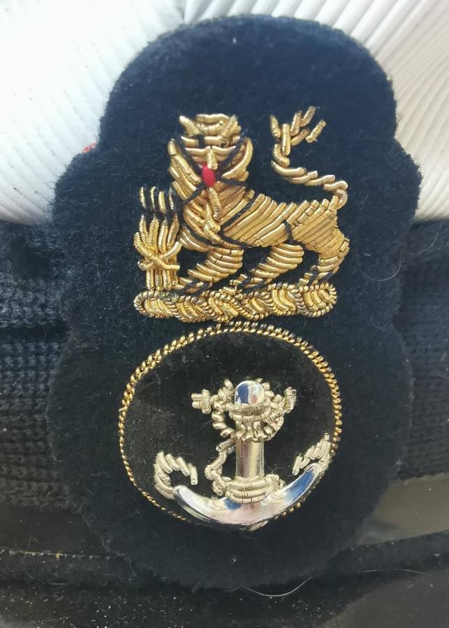 SA Navy Petty Officer's peaked cap with badge - size 56