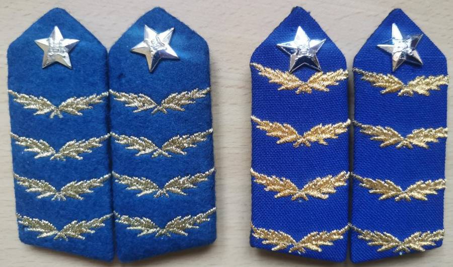 Vintage Johannesburg Traffic Police Deputy Director 2 pairs of gorget collar badges