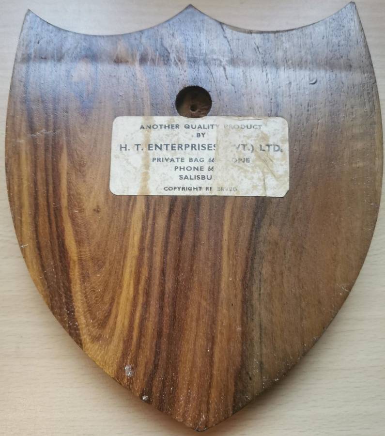 Rhodesia Operation Ranger north west border plaque