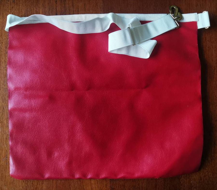 Vintage Royal Arch masonic companion apron by Union Badge Co, with sash