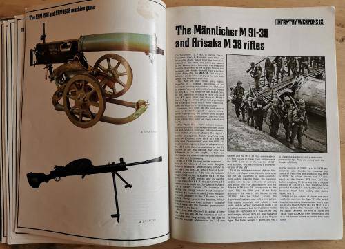 English extract of the Handbook of the Nazi Party (Organisationsbuch der NSDAP) + infantry weapons