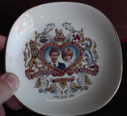 Charles & Diana wedding, 1981 - trinket bowl/wall plate