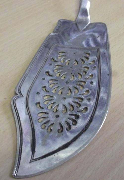 Large silver plated fish knife/server - condition as per photos