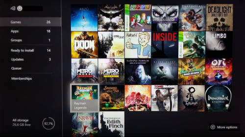 Xbox one S + 26 Games + R1,140 Store Credit