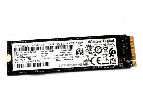 Western Digital 512GB NVMe SSD