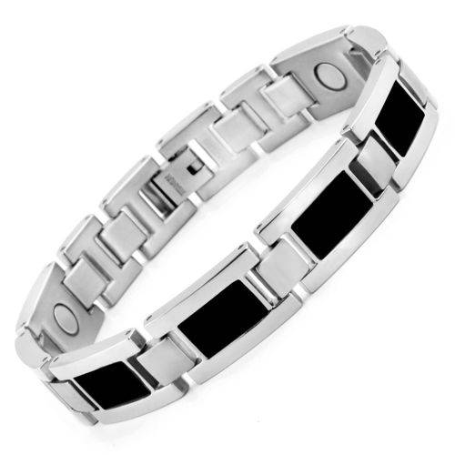 Men`s Titanium Magnetic Bracelet - Arthritis Relief - 8052
