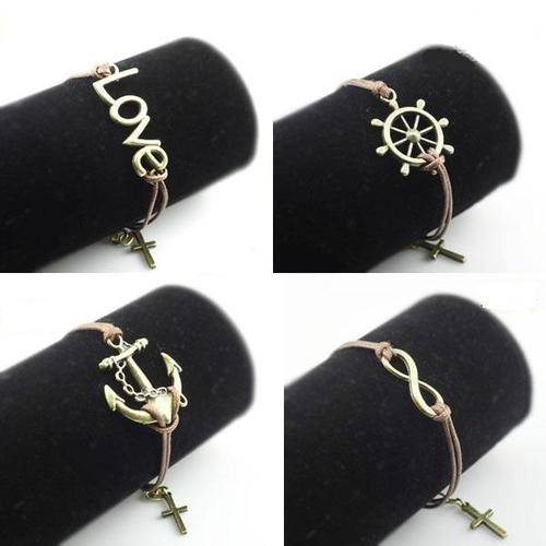 New trend! Flat Charm Bracelet