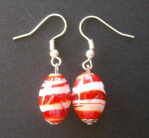 Murano Glass Bead Earrings