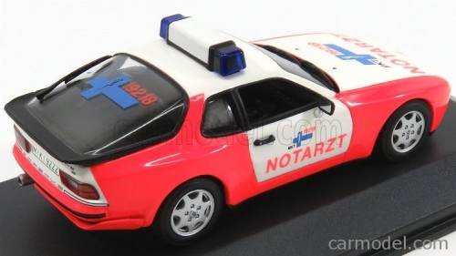 Porsche 944 S2 Coupe MKT Notarzt - 1989 - White / Red- Ltd to 1200 pcs.