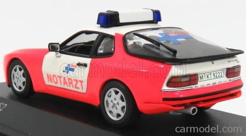 Porsche 944 S2 Coupe MKT Notarzt - 1989 - White / Red- Ltd to 1200 pcs.