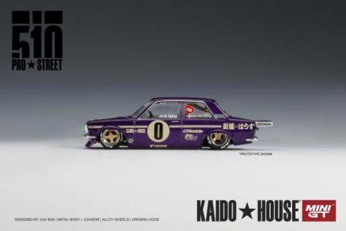 Datsun 510 Pro Street - OG Purple - KAIDOHOUSE and MINI GT