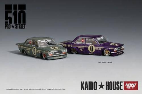 Datsun 510 Pro Street - OG Purple - KAIDOHOUSE and MINI GT