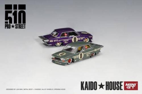 Datsun 510 Pro Street - OG Purple - KAIDOHOUSE and MINI GT