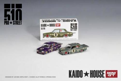 Datsun 510 Pro Street - OG Purple - KAIDOHOUSE and MINI GT