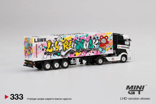 Mercedes Benz Actros - with 40 Ft Container - `LBWK Kuma Graffiti` - LHD only