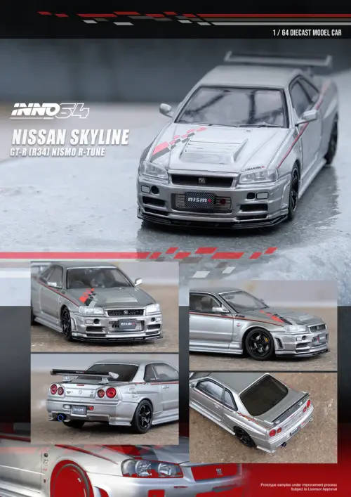 Nissan Skyline GT-R R34 Nismo R-Tune - Silver