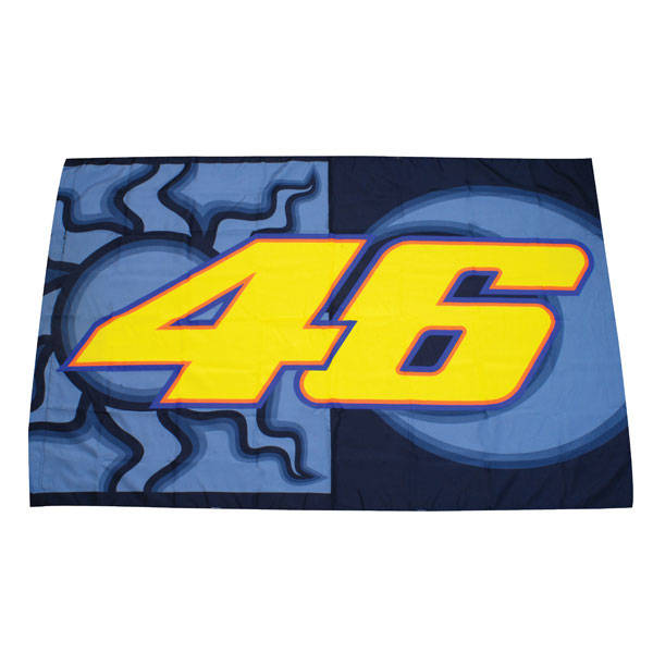 Valentino Rossi #46 Flag  - Navy - Large
