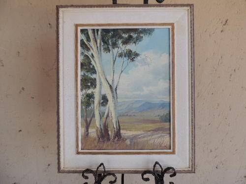 GUISEPPE CATTY OIL ON BOARD FRAMED